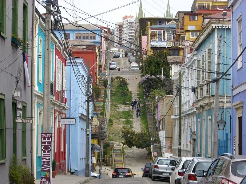Valparaiso: rauf und runter...